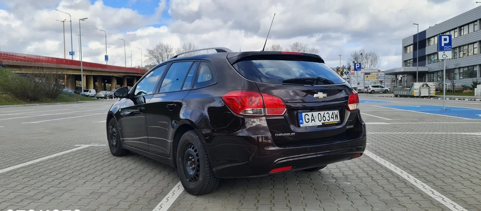 Chevrolet Cruze cena 26000 przebieg: 167600, rok produkcji 2014 z Gdynia małe 121